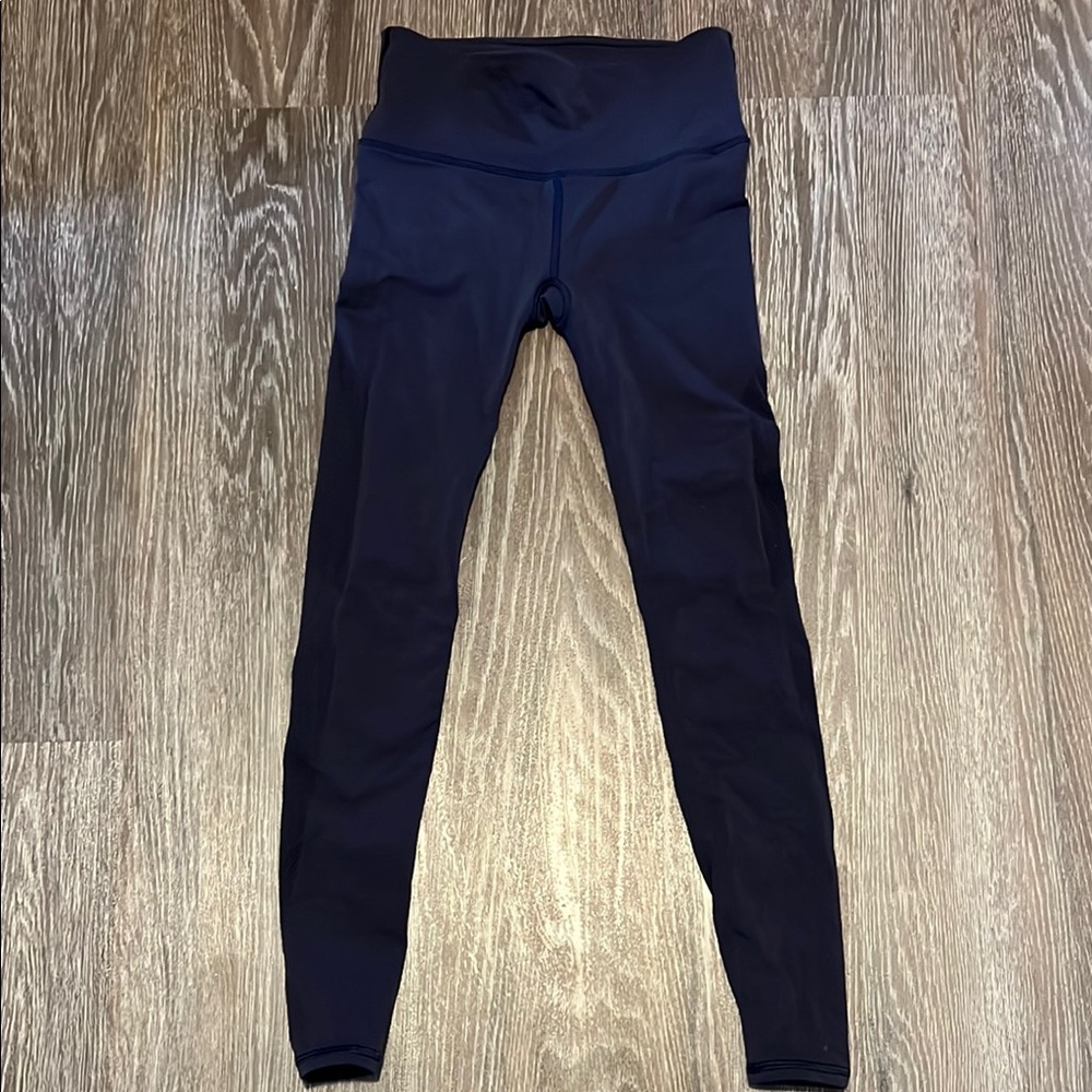 Lululemon Navy Blue High-Waisted Leggings